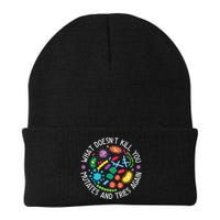 What Doesnt Kill You Mutates And Tries Again Funny Biology Beanie