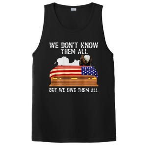 We Dont Know Them All But We Owe Them All 4th Of July Back PosiCharge Competitor Tank