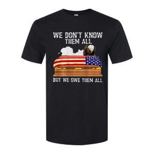 We Dont Know Them All But We Owe Them All 4th Of July Back Softstyle CVC T-Shirt