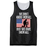 We Dont Know Them All But We Owe Them All Mesh Reversible Basketball Jersey Tank