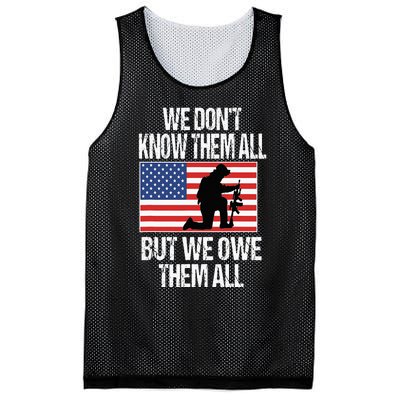 We Dont Know Them All But We Owe Them All Mesh Reversible Basketball Jersey Tank