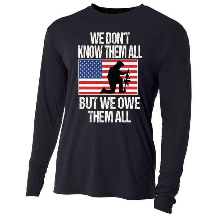 We Dont Know Them All But We Owe Them All Cooling Performance Long Sleeve Crew