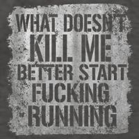 What Doesn't Kill Me Better Start Fucking Running Vector Backpack
