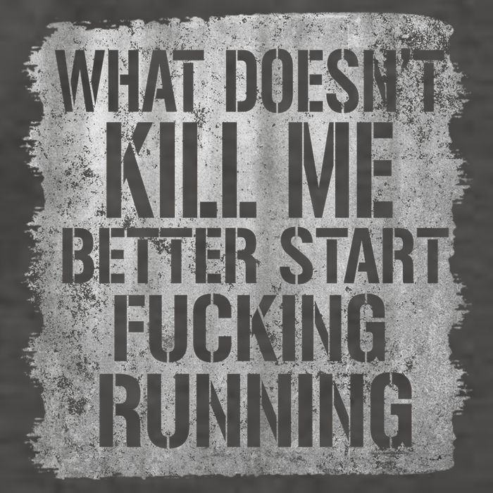 What Doesn't Kill Me Better Start Fucking Running Vector Backpack