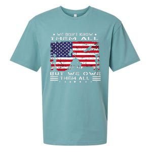 We DonT Know Them All But We Owe Them All Veterans Day Flag Sueded Cloud Jersey T-Shirt