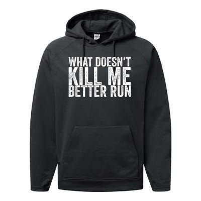 What Doesnt Kill Me Performance Fleece Hoodie