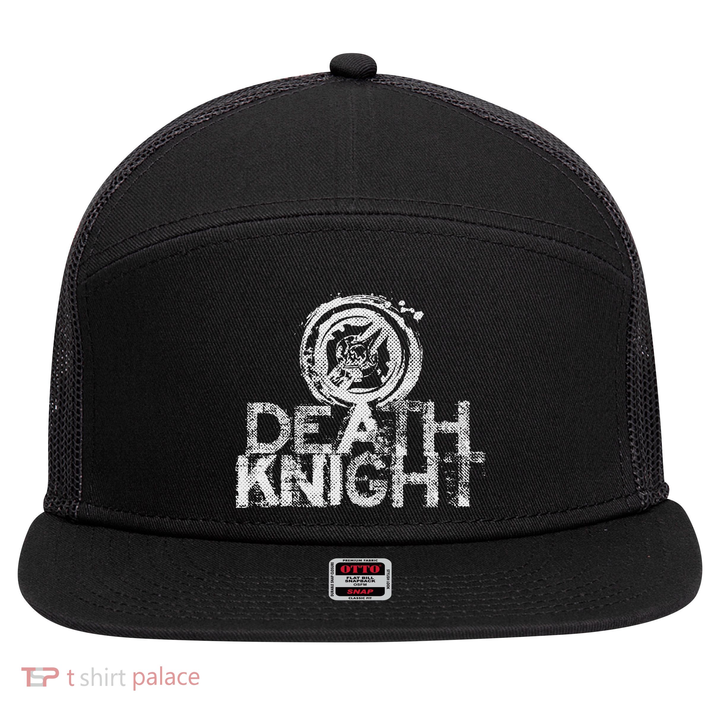 Wow Death Knight Gamer 7 Panel Mesh Trucker Snapback Hat