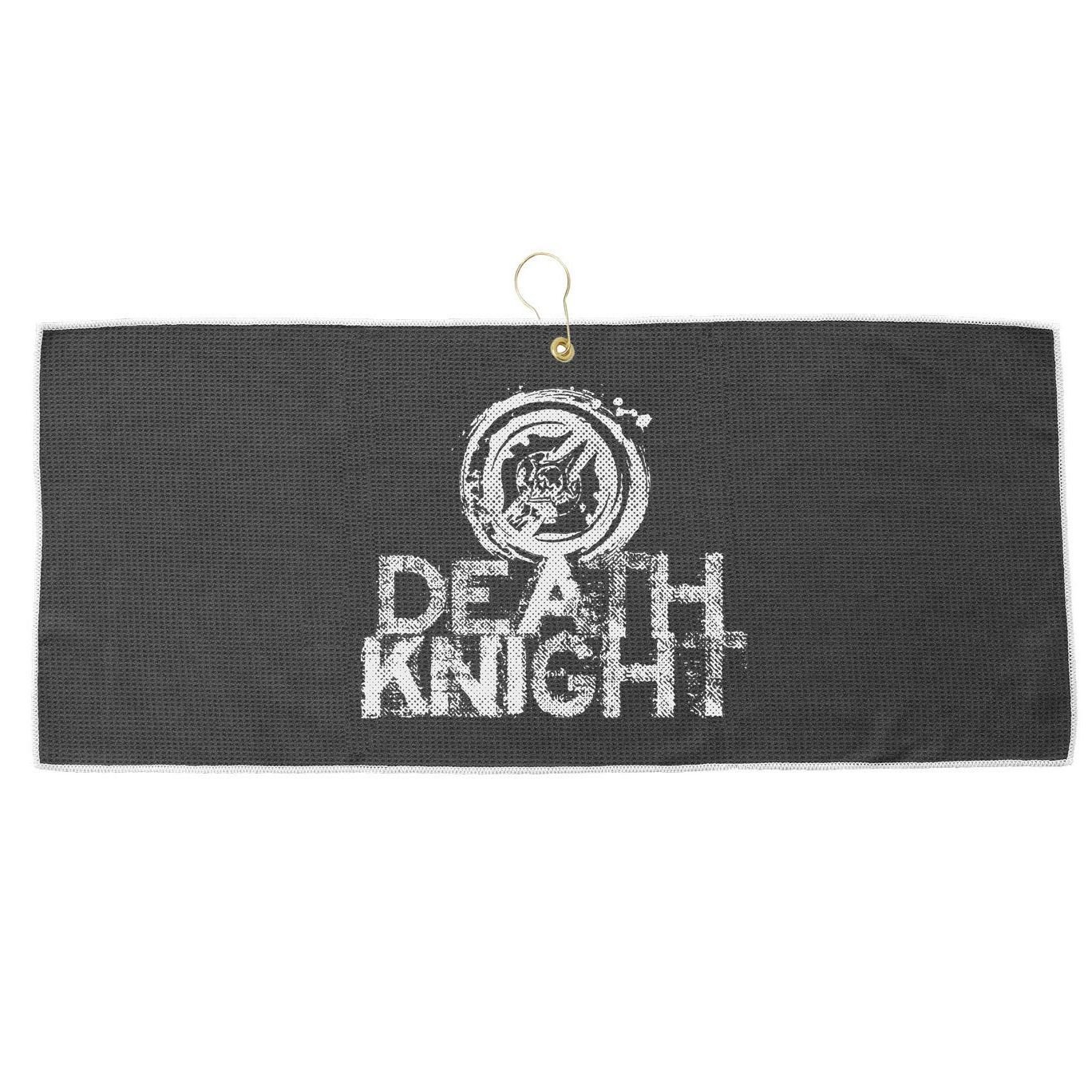 Wow Death Knight Gamer Large Microfiber Waffle Golf Towel
