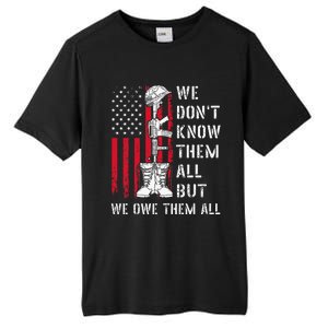 We DonT Know Them All But We Owe Them All Veterans Day Flag Tall Fusion ChromaSoft Performance T-Shirt