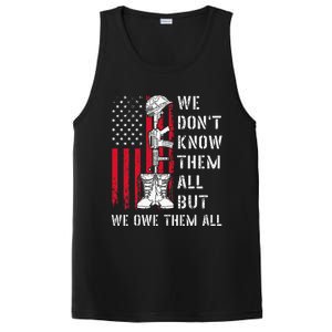 We DonT Know Them All But We Owe Them All Veterans Day Flag PosiCharge Competitor Tank