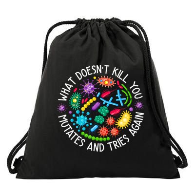 What DoesnT Kill You Mutates And Tries Again Lab Week 2024 Drawstring Bag