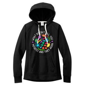 What DoesnT Kill You Mutates And Tries Again Lab Week 2024 Women's Fleece Hoodie