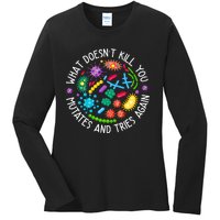 What DoesnT Kill You Mutates And Tries Again Lab Week 2024 Ladies Long Sleeve Shirt