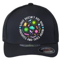 What DoesnT Kill You Mutates And Tries Again Funny Biology Flexfit Unipanel Trucker Cap