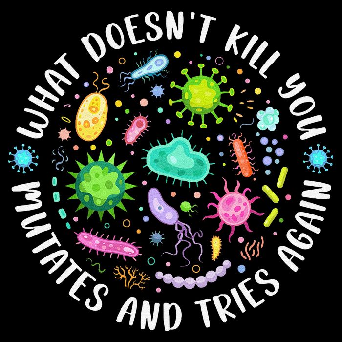 What DoesnT Kill You Mutates And Tries Again Funny Biology Impact Tech Backpack