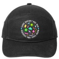 What DoesnT Kill You Mutates And Tries Again Funny Biology 7-Panel Snapback Hat