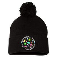 What DoesnT Kill You Mutates And Tries Again Funny Biology Pom Pom 12in Knit Beanie