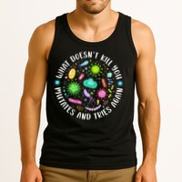 What DoesnT Kill You Mutates And Tries Again Funny Biology Tank Top