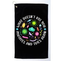 What DoesnT Kill You Mutates And Tries Again Funny Biology Golf Towel