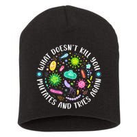 What DoesnT Kill You Mutates And Tries Again Funny Biology Short Acrylic Beanie