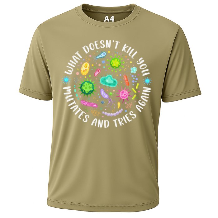 What DoesnT Kill You Mutates And Tries Again Funny Biology Performance Shirt