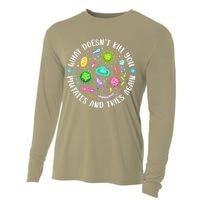 What DoesnT Kill You Mutates And Tries Again Funny Biology Cooling Performance Long Sleeve Crew