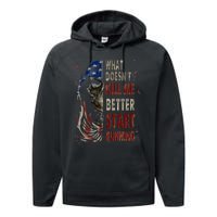 What doesn't kill me better start running Performance Fleece Hoodie