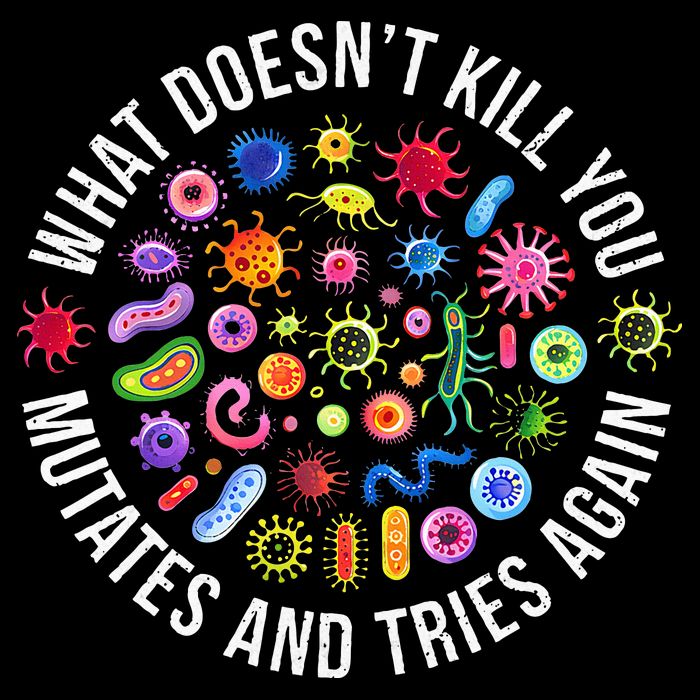 What DoesnT Kill You Mutates And Tries Again Science 7-Panel Snapback Hat