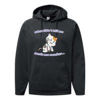 What Didnt Kill Me Made Me Weaker Performance Fleece Hoodie