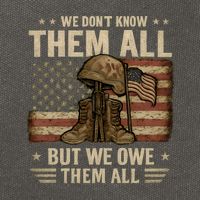 We Don't Know Them All But We Owe Them All Cotton Canvas Backpack
