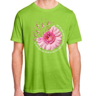 We Dont Know How Strong We Are Breast Cancer Daisy Ribbon Cute Gift Adult ChromaSoft Performance T-Shirt