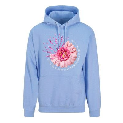 We Dont Know How Strong We Are Breast Cancer Daisy Ribbon Cute Gift Unisex Surf Hoodie