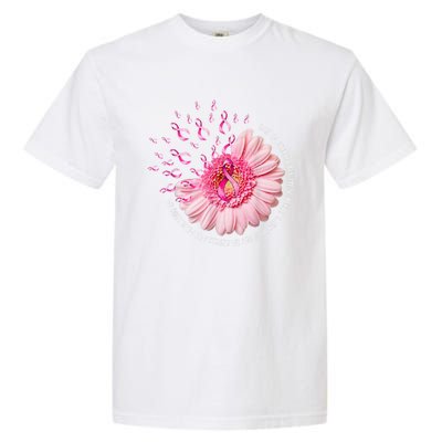 We Dont Know How Strong We Are Breast Cancer Daisy Ribbon Cute Gift Garment-Dyed Heavyweight T-Shirt