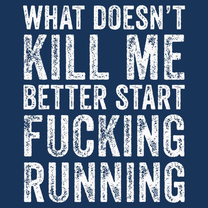 What Doesnt Kill Me Better Start Fucking Running Funny Infant Baby Jersey Bodysuit