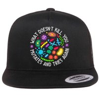 What DoesnT Kill You Mutates And Tries Again Lab Week 2024 Flat Bill Trucker Hat