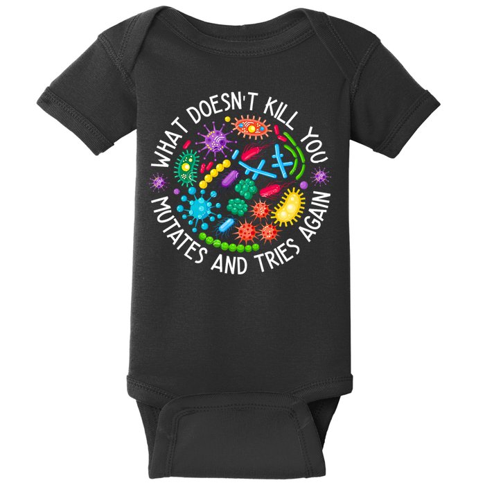 What DoesnT Kill You Mutates And Tries Again Lab Week 2024 Baby Bodysuit