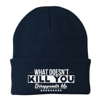 What DoesnT Kill You Disappoints Me Funny Beanie