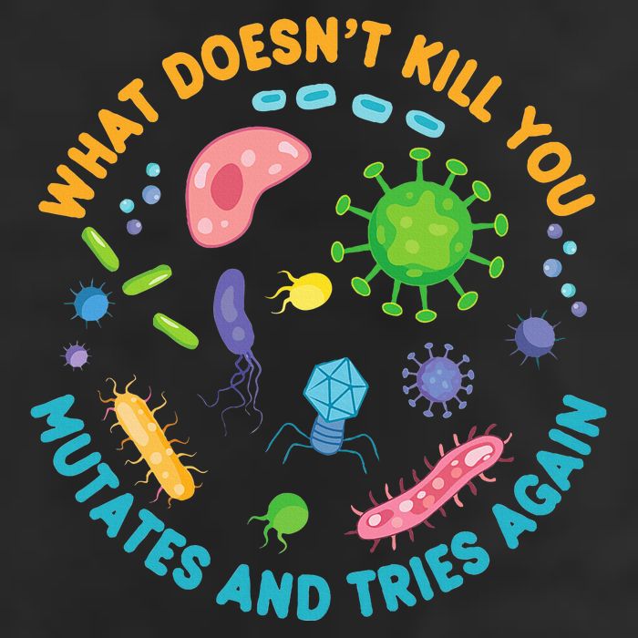 What DoesnT Kill You Mutates And Tries Again Funny Biology Cool Comfort Performance Bucket Hat