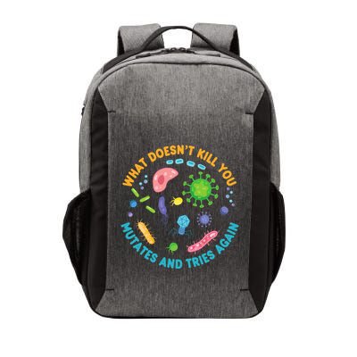 What DoesnT Kill You Mutates And Tries Again Funny Biology Vector Backpack