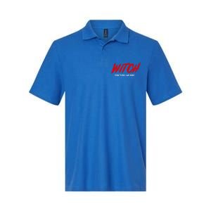 Witch Dont Kill My Vibe Awesome Halloween Gift Softstyle Adult Sport Polo