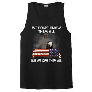 We Dont Know Them All But We Owe Them All Eagle Jesus Gift PosiCharge Competitor Tank