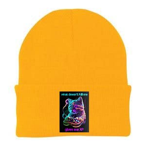 What DoesnT Kill Me Gives Me Xp Knit Cap Winter Beanie