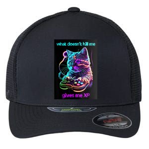 What DoesnT Kill Me Gives Me Xp Flexfit Unipanel Trucker Cap