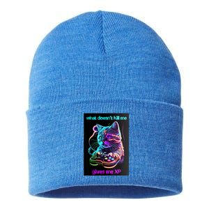 What DoesnT Kill Me Gives Me Xp Sustainable Knit Beanie