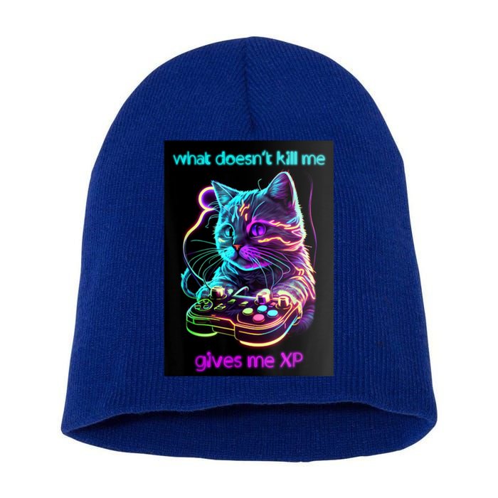 What DoesnT Kill Me Gives Me Xp Short Acrylic Beanie