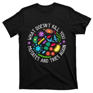 What DoesnT Kill You Mutates And Tries Again Lab Week 2024 T-Shirt