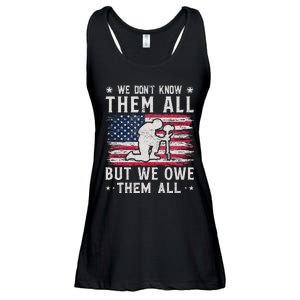 We Don't Know Them All But We Owe Them All Veterans Day Ladies Essential Flowy Tank