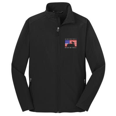 We Dont Know Them All But Owe Them Memorial Day Usa Flag Gift Core Soft Shell Jacket