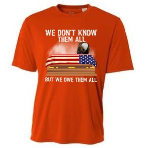 We Dont Know Them All But We Owe Them All 4th Of July Eagle Cool Gift Cooling Performance Crew T-Shirt