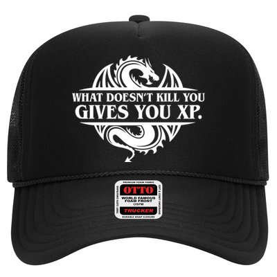 What Doesnt Kill You Give You Xp Tabletop Rpg Gaming Trucker Hat